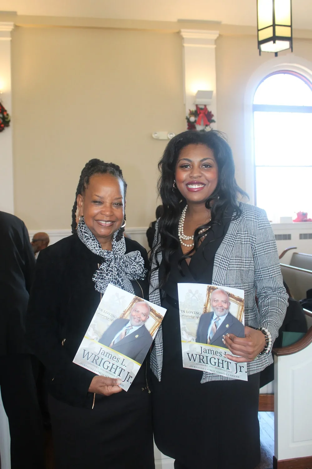 Family and friends gather for celebration of journalist James L. Wright Jr.’s life and legacy