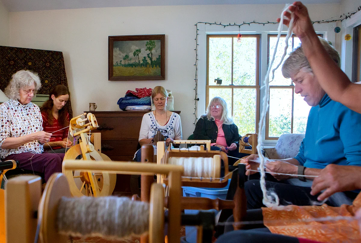 Maine’s spinners and fiber artists observe an obscure medieval January holiday