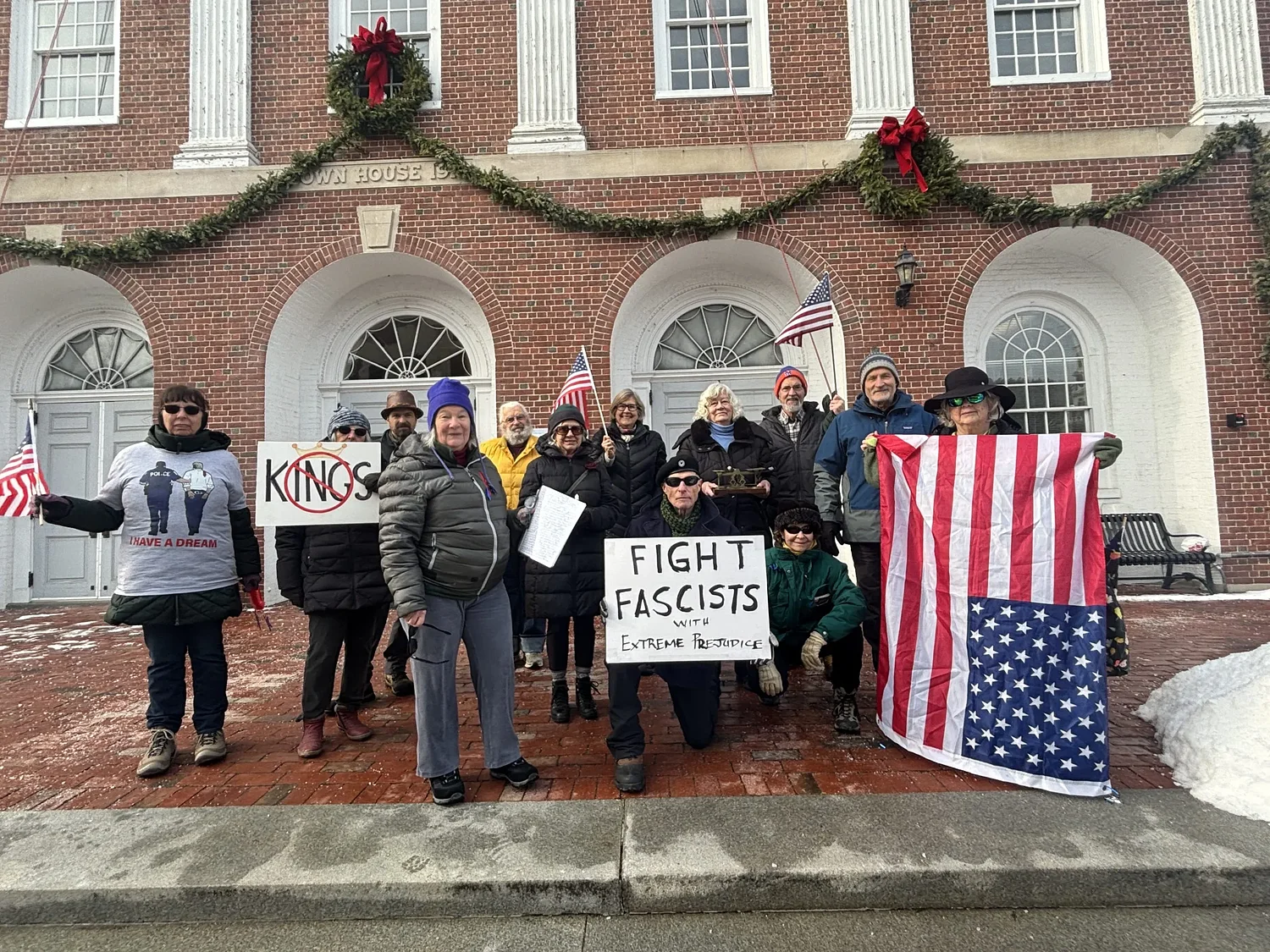 Five years on, Peterborough residents protest Jan. 6 events