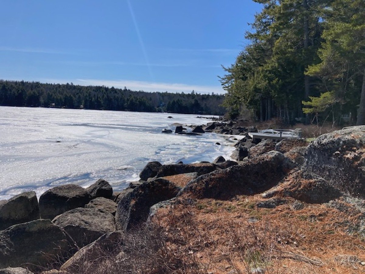 Ice-out is starting on Maine lakes