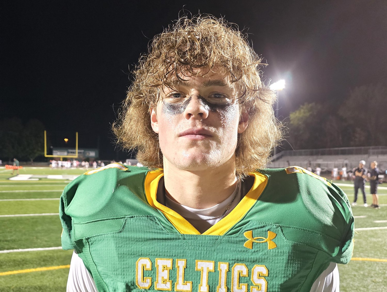 Providence goes for the win, Broden Mackert goes for the touchdown in 28-14 triumph over Marist