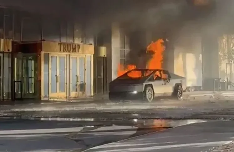 Tesla Cybertruck Explosion Near Trump Hotel In Vegas Tied To U.S. Special Forces Soldier