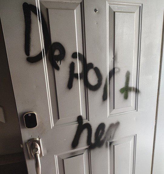 'Deport yourself': Humble ISD candidate reports alleged home vandalism