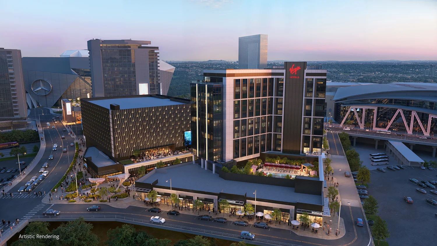Virgin Hotels to open 261-room property at Centennial Yards in 2027