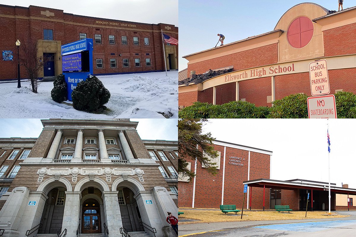 8 groups of Maine high schools are seeking funding to combine