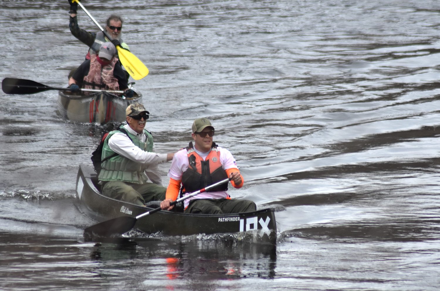 Stellar conditions for County river race draw seasoned paddlers 