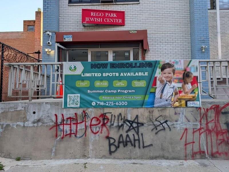 NYC synagogue, school and homes vandalized