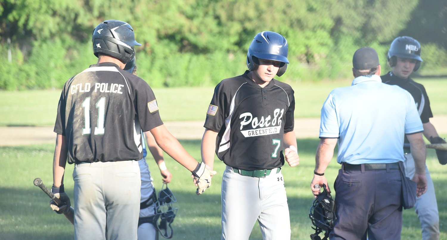 Legion baseball: Greenfield Post 81 blows past Northampton Post 28 in season opener at Arcanum Field