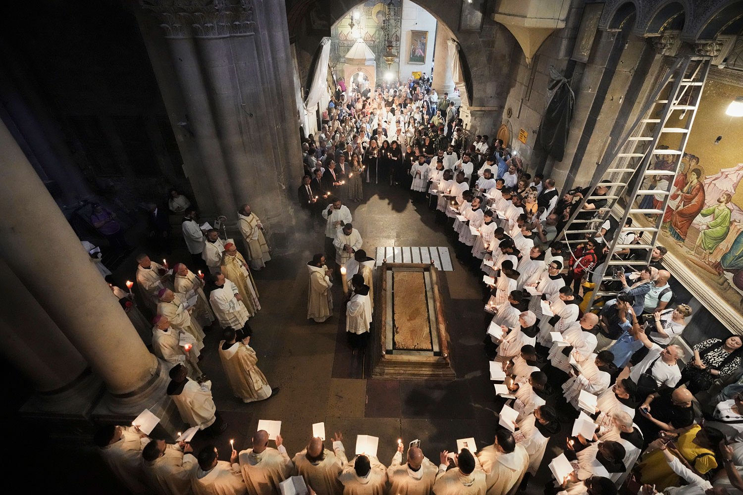 Easter came to empty pews in Jerusalem. For Palestinian Christians, Orthodox Easter may be no different.