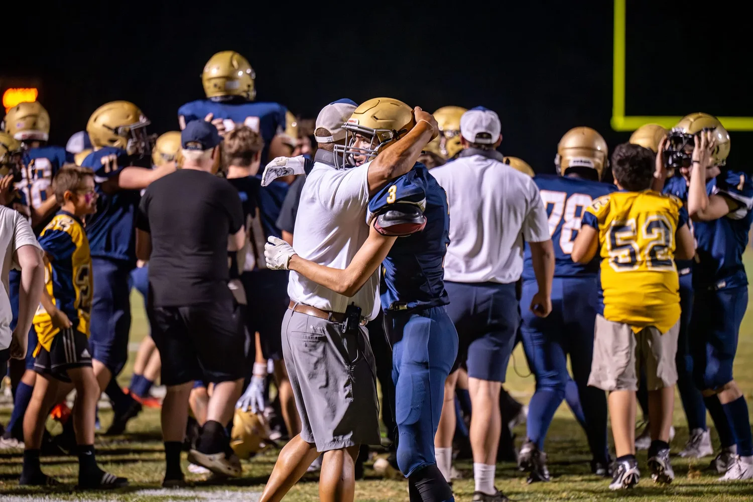 ConVal football team triumphs in historic overtime win