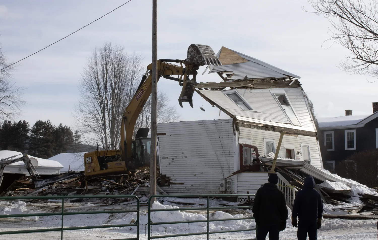 House demolition makes way for future Northfield EMS building