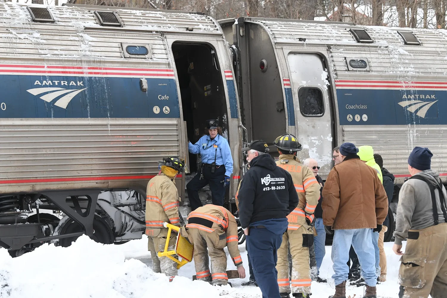No injuries reported in Northfield train derailment
