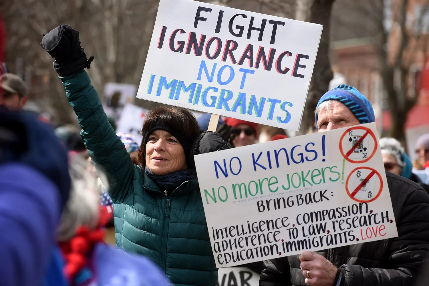 Upper Valley 'No Kings' protests among thousands held nationwide