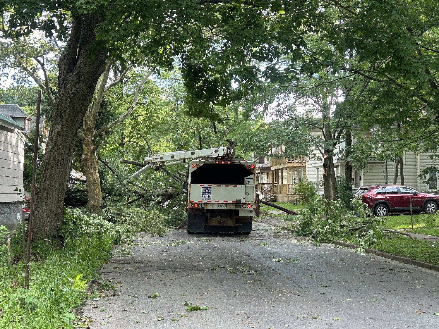 Strong thunderstorms and gusty winds possible again in Central NY on Friday afternoon