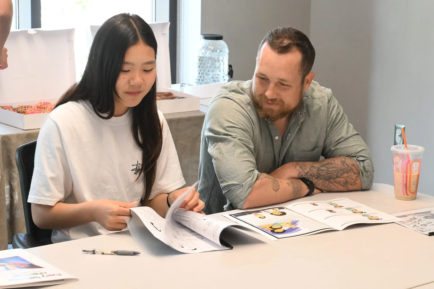 Drawing from the heart: Northfield Mount Hermon students sketch deep personal memoirs as comic panels