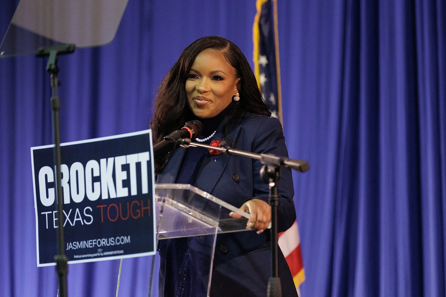 Rep. Jasmine Crockett enters Democratic primary for U.S. Senate