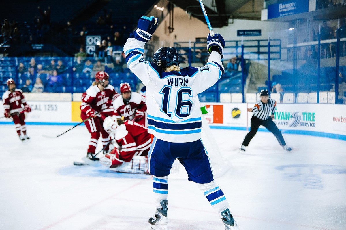 Wurm, Lahtinen lead UMaine women’s ice hockey to playoff win over Merrimack