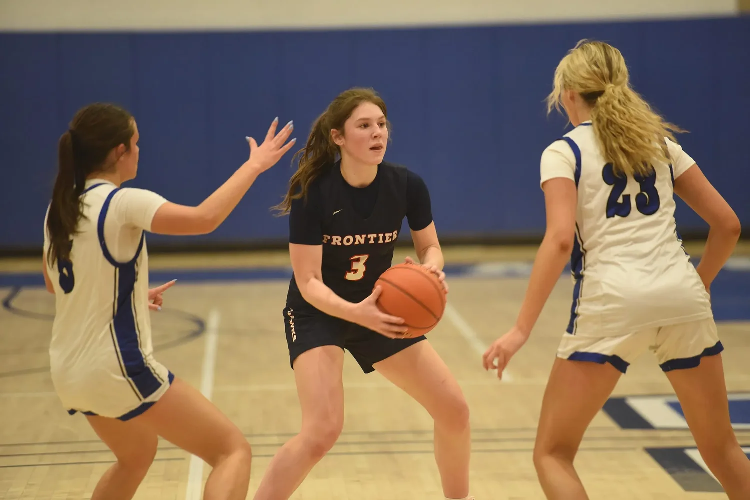 H.S. basketball: Frontier's Addie Harrington reaches 1,000-point milestone in win at Wahconah