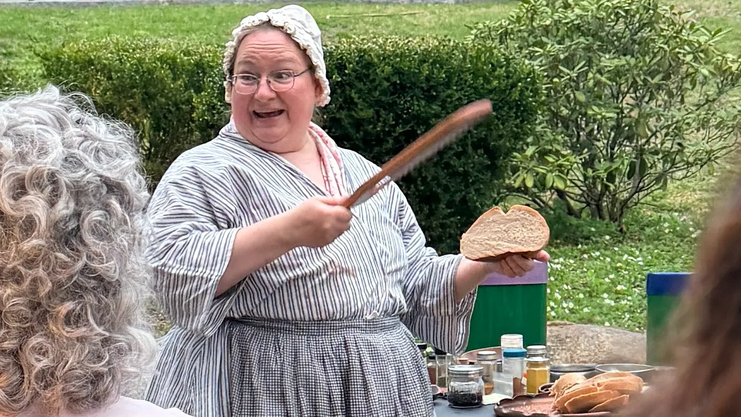 Wilton Library hosts colonial cooking demo, connects past to present