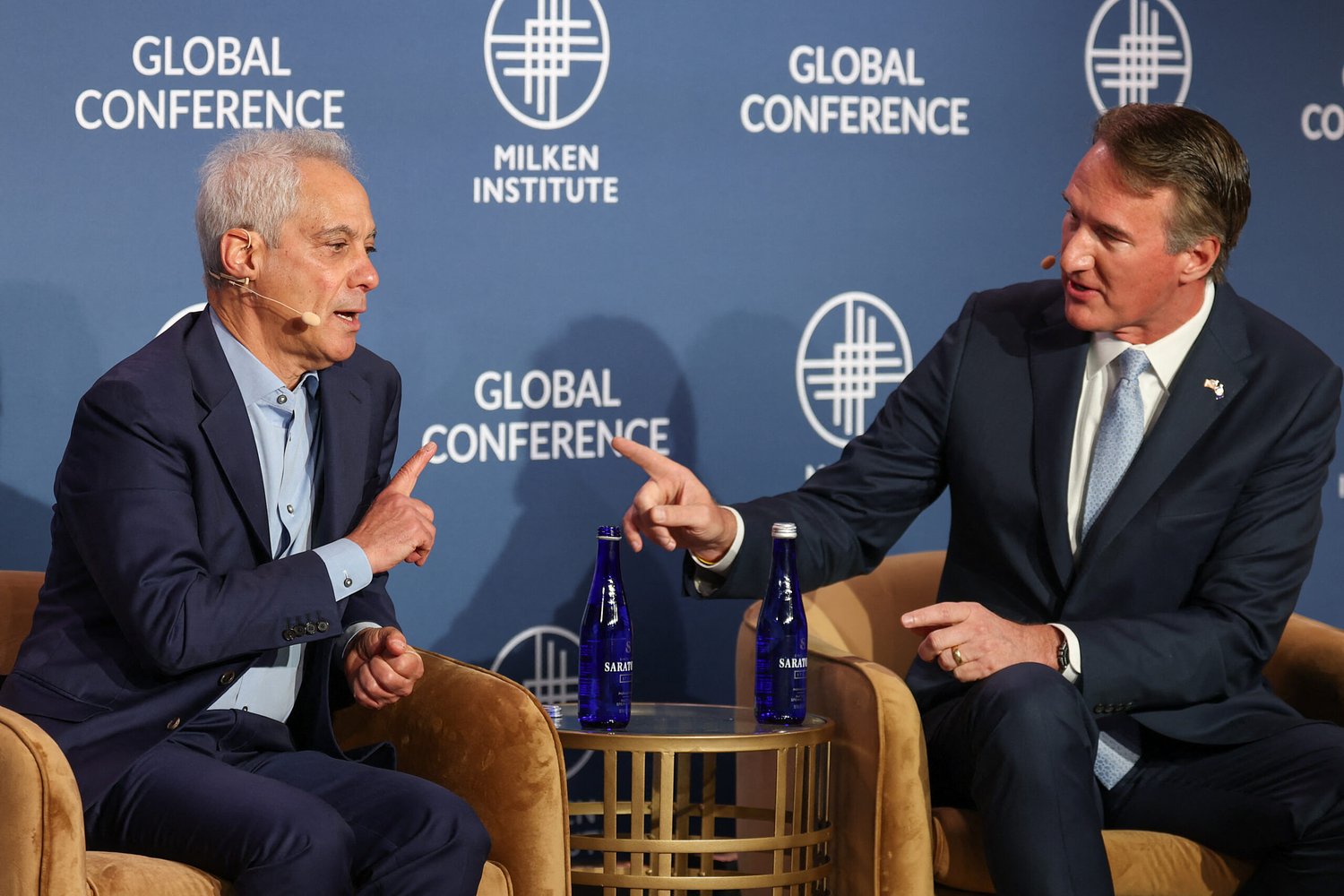 At Milken summit, Youngkin backs Trump's war against Iran