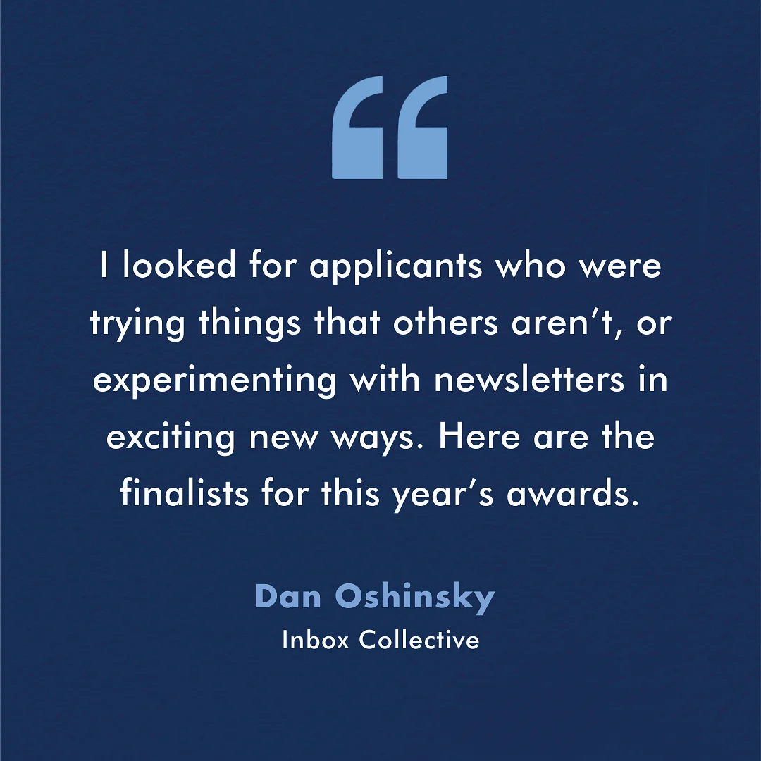 Here Are the Finalists for the Inaugural Inbox Awards