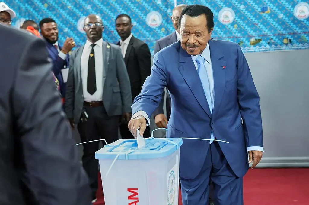 World's oldest president could extend his rule as Cameroon votes in an election