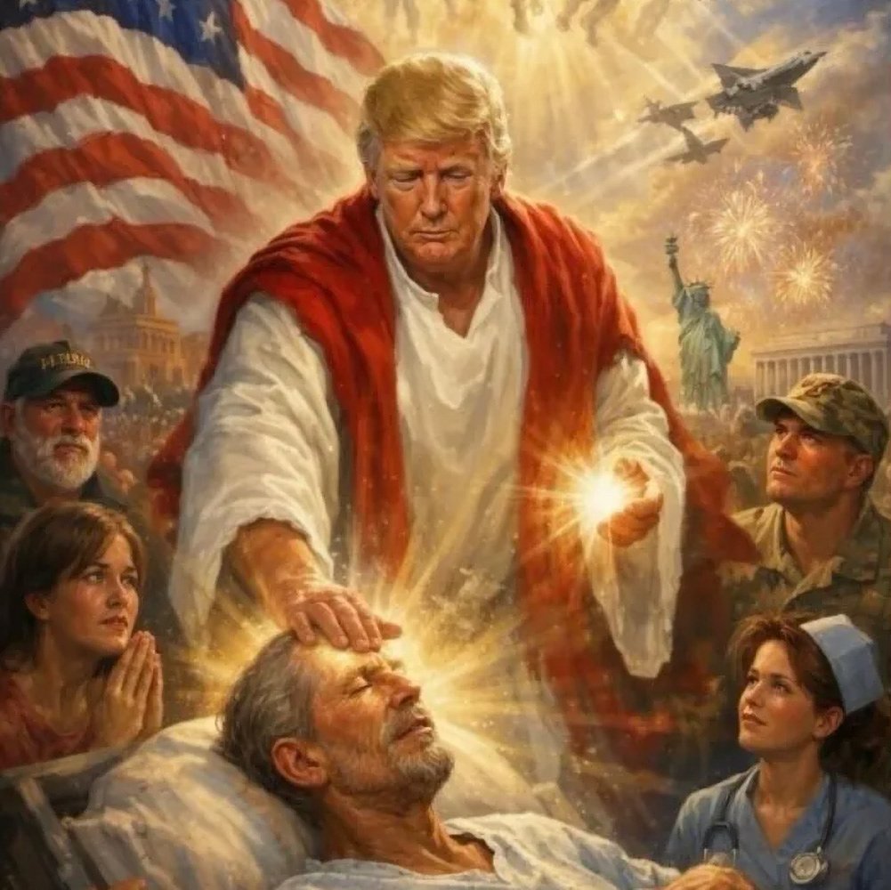 In criticizing Leo and posting image of himself resembling Jesus, Trump sparks outcry from religious allies