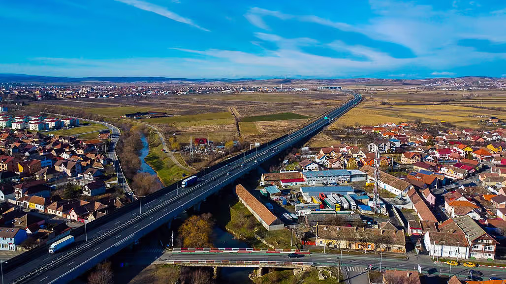 Restricții de trafic pe centura ocolitoare a Sibiului: DRDP repară drumul