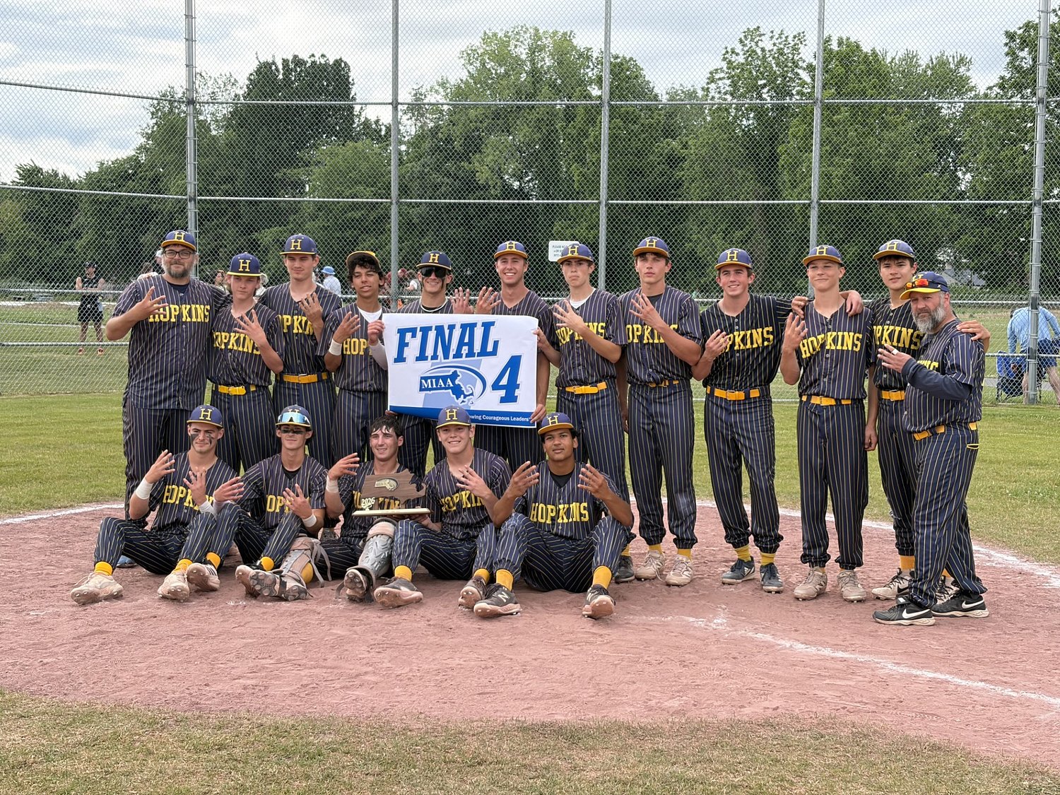 Earle no hits Maynard, Hopkins baseball advances to fourth Final 4 in five years