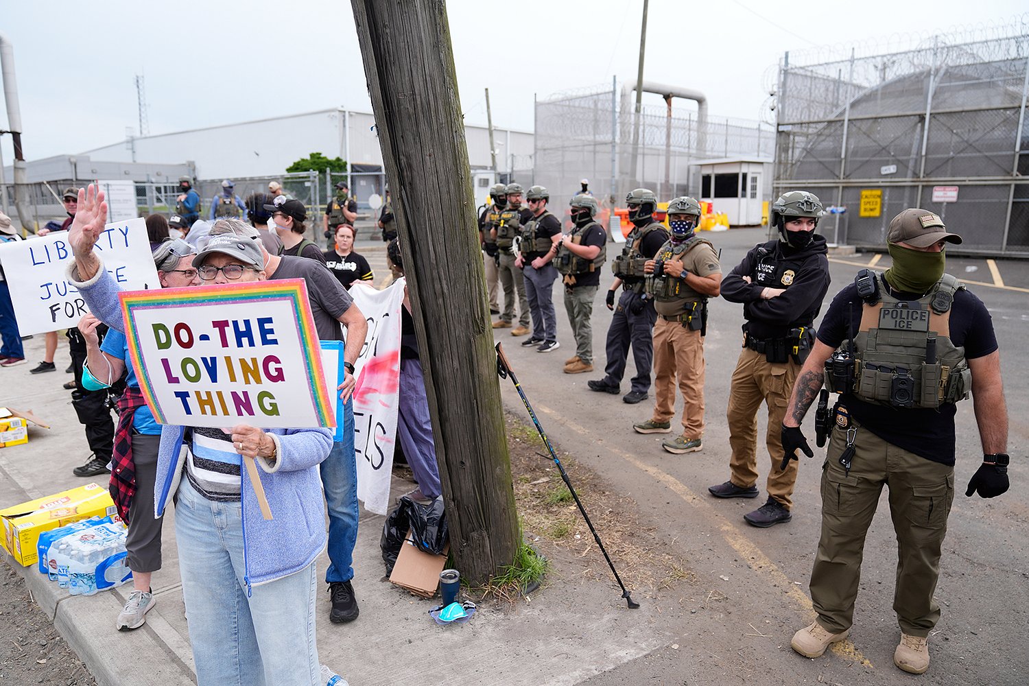 Pepper-sprayed yet undeterred: Faith leaders keep ministering at Delaney Hall