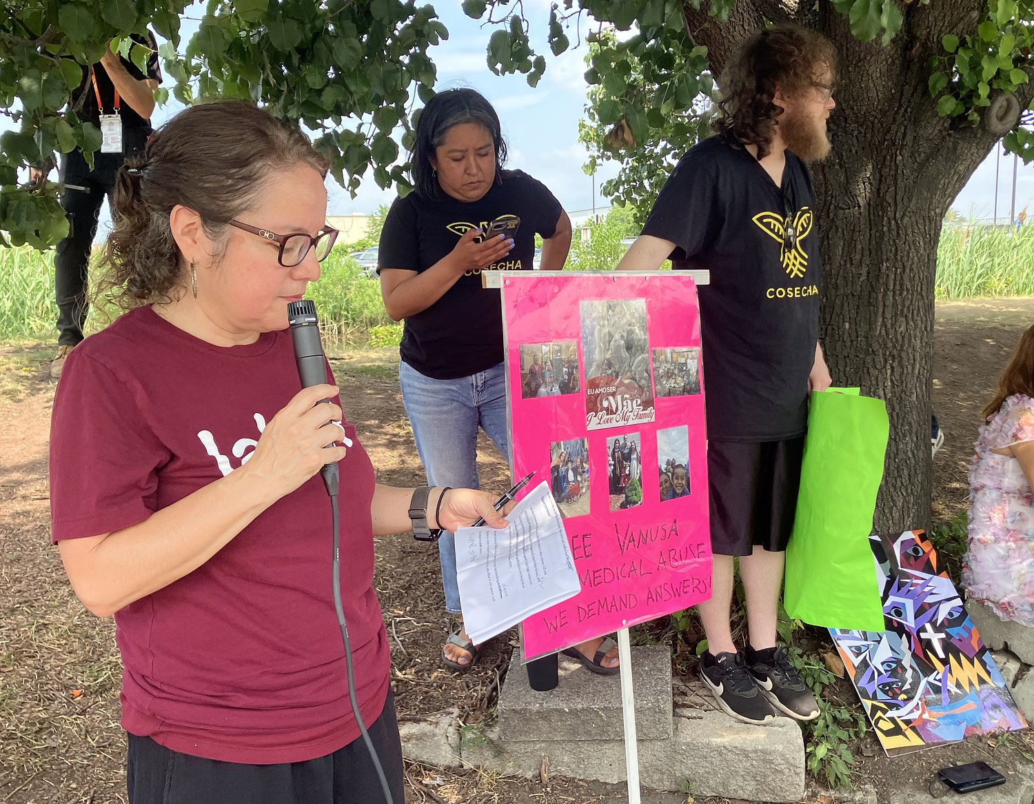 Women at Delaney Hall demand firing of a guard they say is sexually assaulting detainees