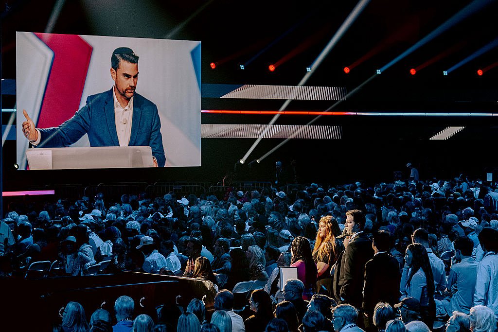 At AmericaFest, Shapiro, Carlson clash over the future of the conservative movement