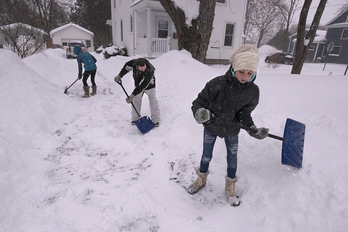 White Christmases are actually a fairly rare occurrence in Maine