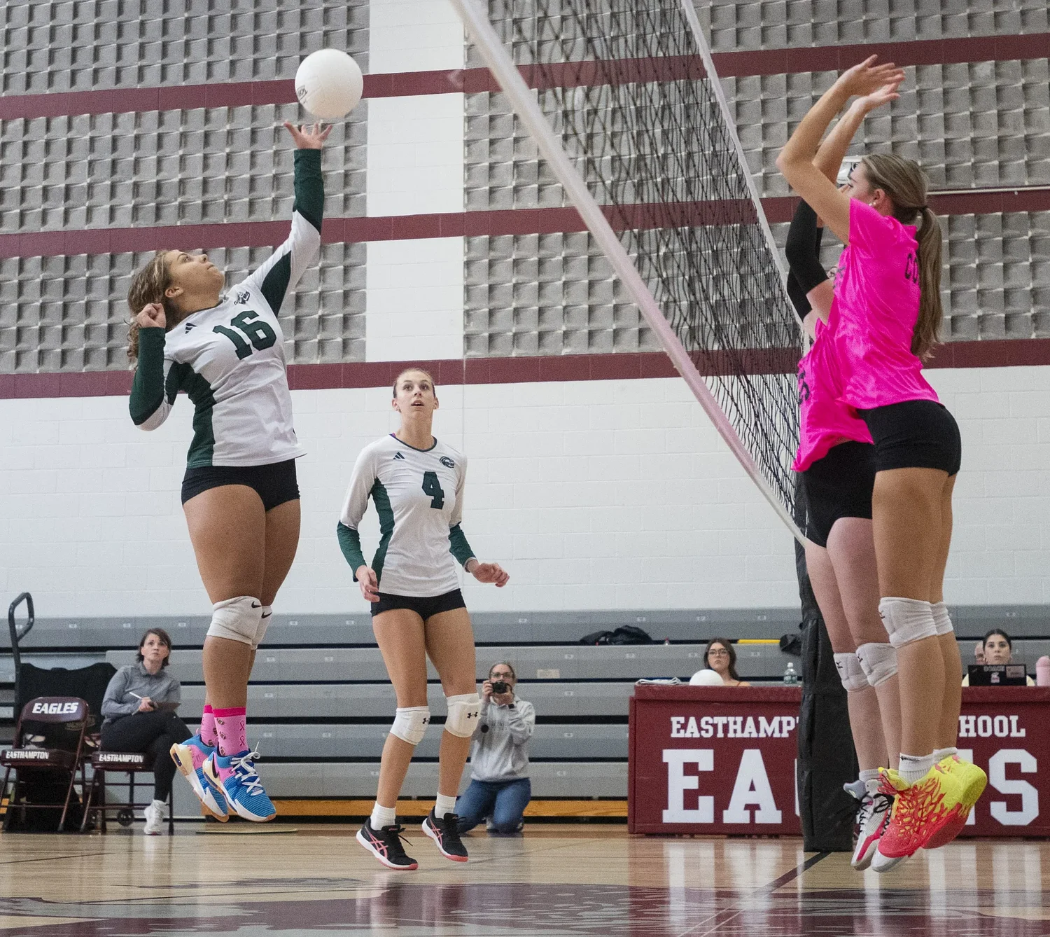 H.S. Roundup: Easthampton ends Greenfield girls volleyball’s win streak