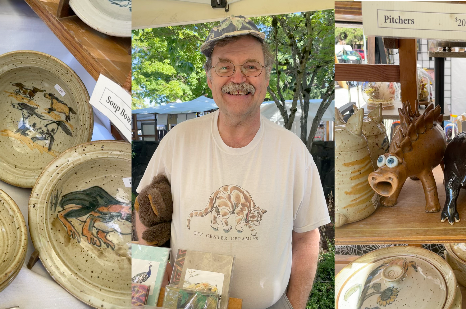 Off Center Ceramics mixes whimsy and practicality at Saturday Market
