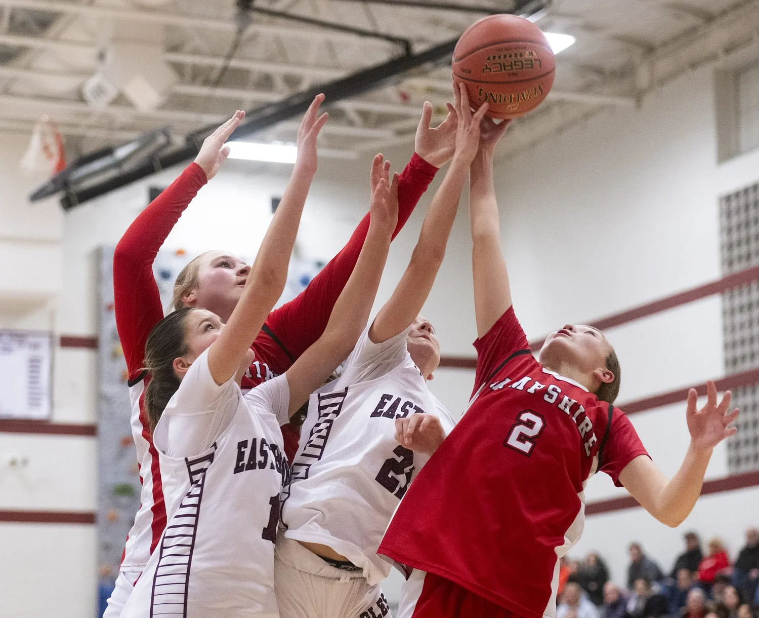 H.S. basketball: Hampshire girls overwhelm Easthampton, 48-28