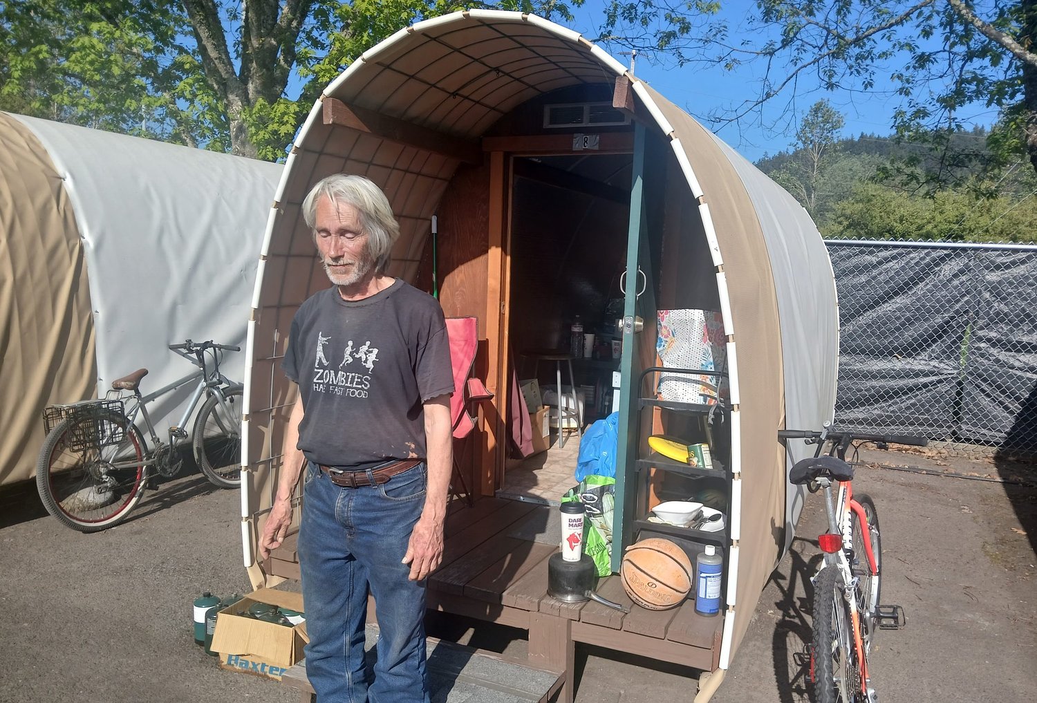 Nightingale Hosted Shelters in Eugene get water and electric upgrades 