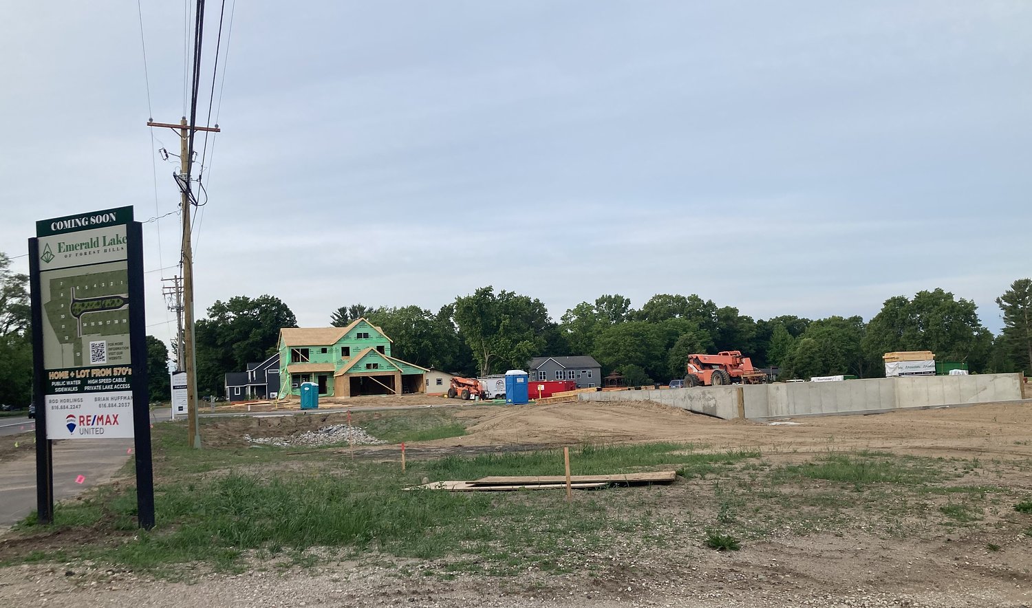What’s that being built near I-96? It’ll have private lake access