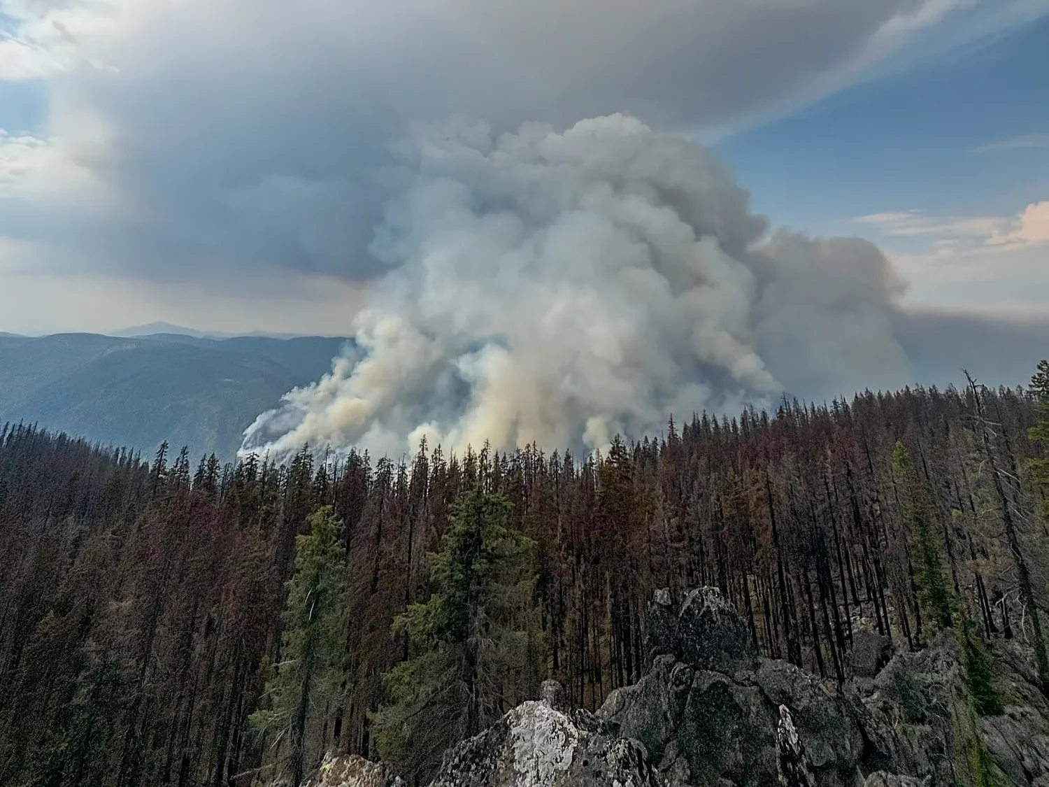 Several lightning-caused fires burn in Lane County