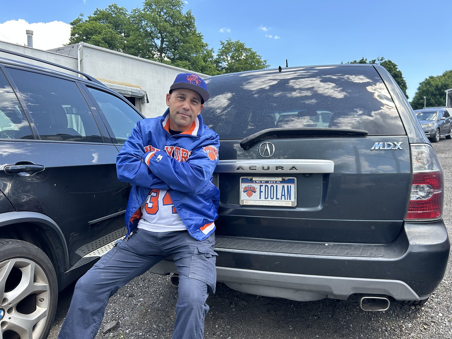 New Yorker with infamous ‘F-Dolan’ license plate makes a true fan’s promise during Knicks’ Finals run