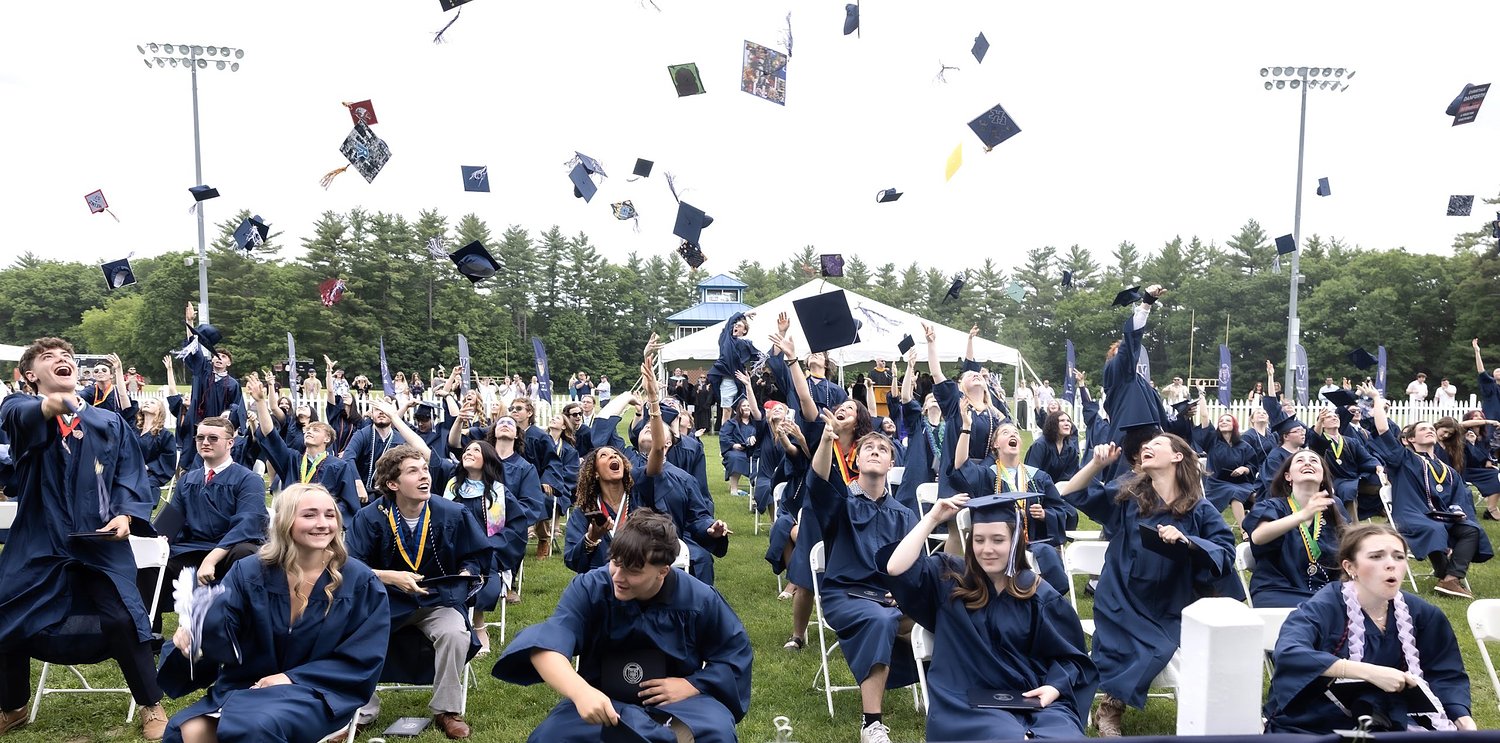 A poem, a first hit, a painted parking spot: Merrimack Valley's class of 2026 graduates with plenty of memories