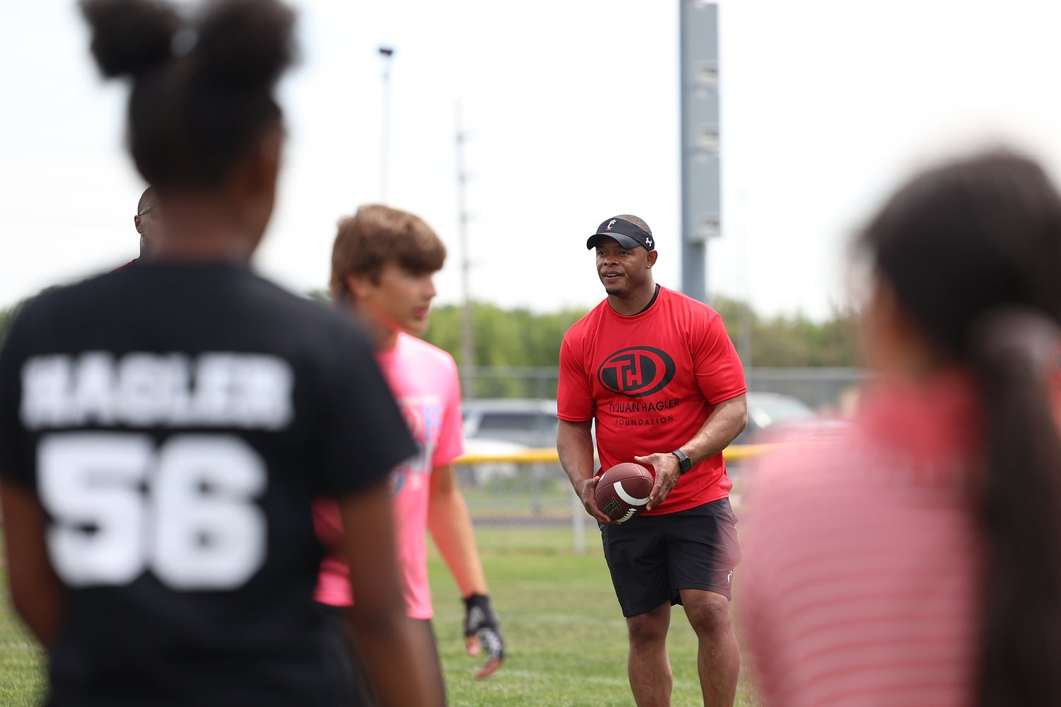 Tyjuan Hagler Foundation continues growth at 18th football and cheer camp