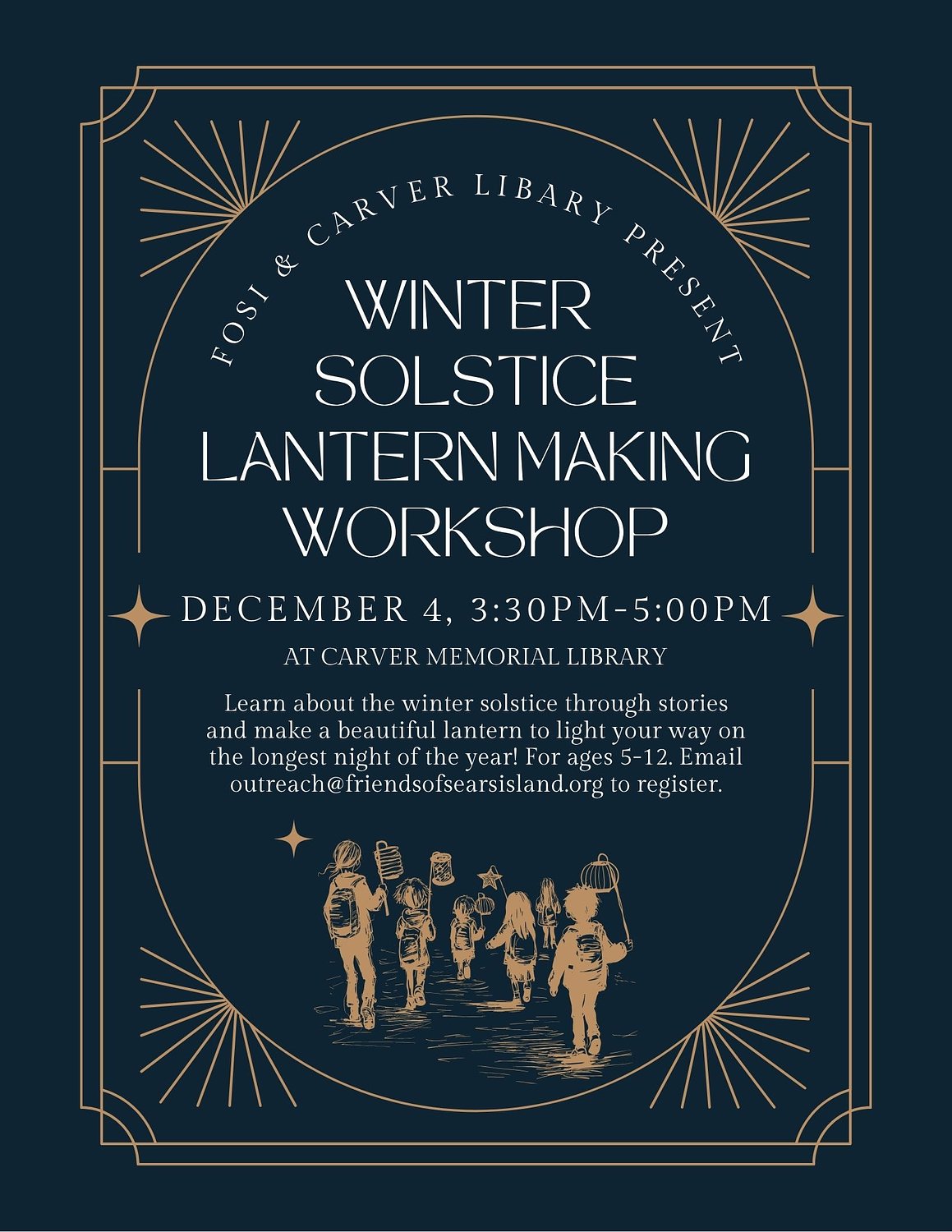 Winter solstice lantern-making workshop for kids