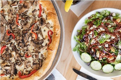 Dewey's Pizza brings back Wild Mushroom Pizza, Greek Salad for anniversary