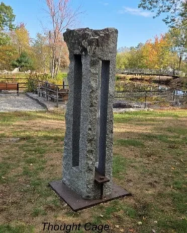 Ribbon-cutting ceremony marks milestone for ‘Thought Cage’ sculpture