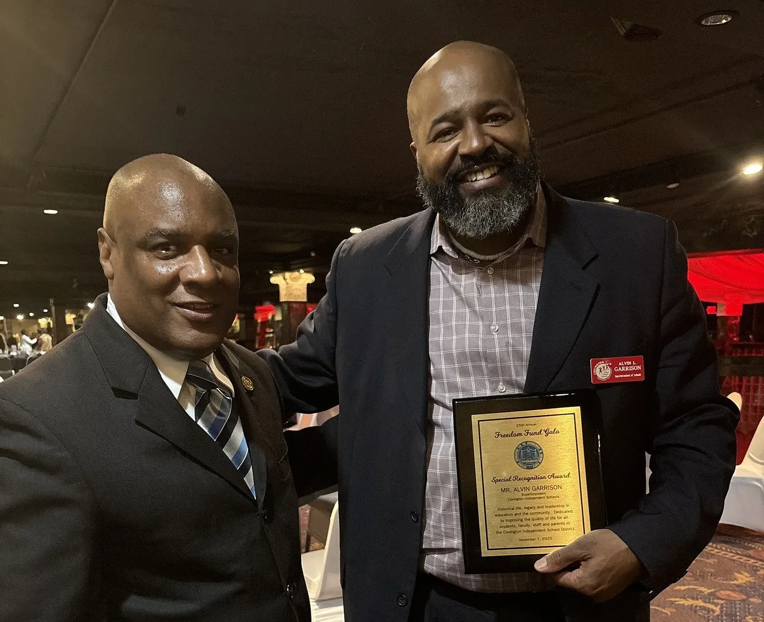 Covington schools superintendent honored by NAACP