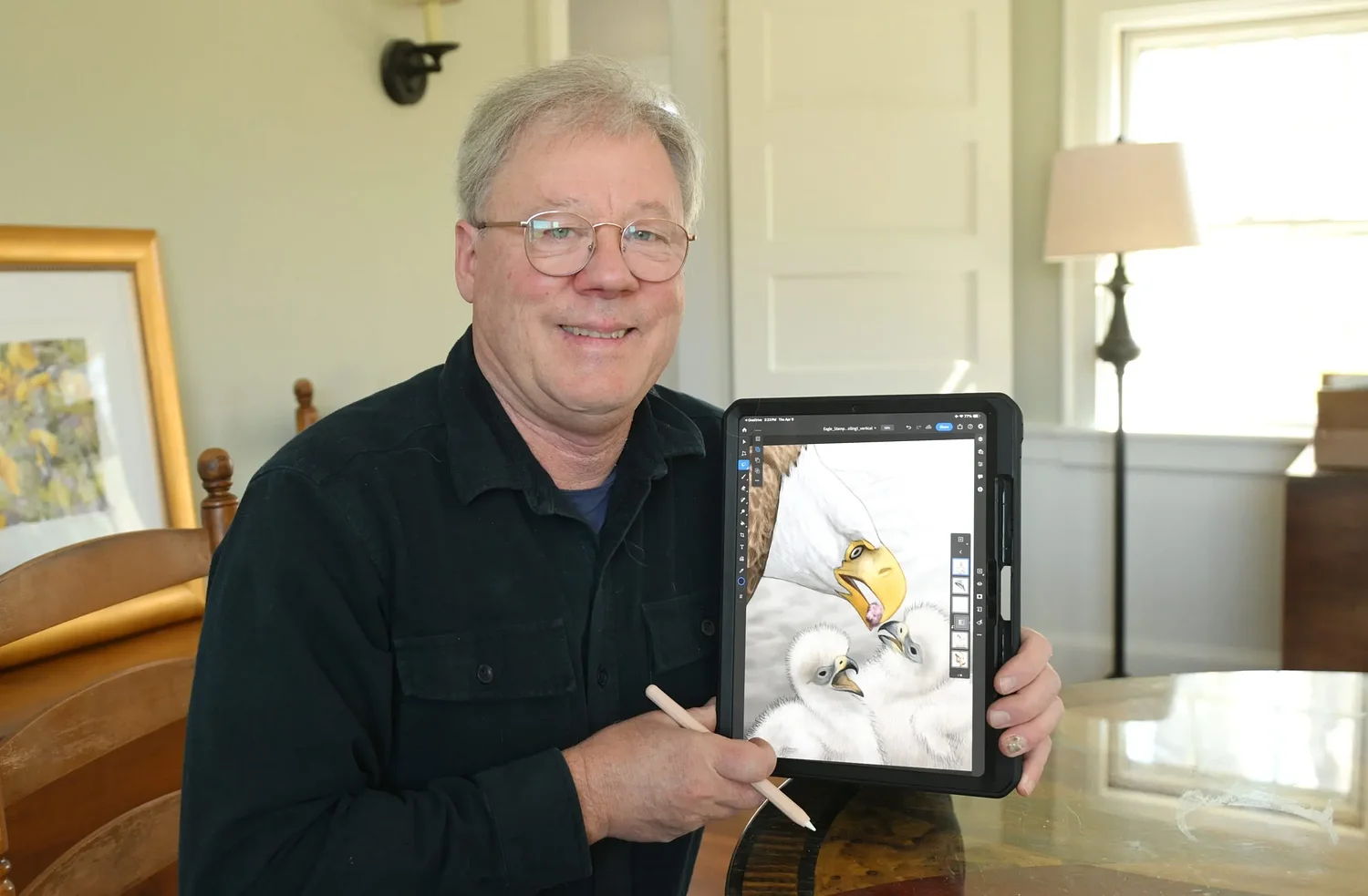 Seeing bald eagles from a new perspective: USPS to release stamps designed by Deerfield artist