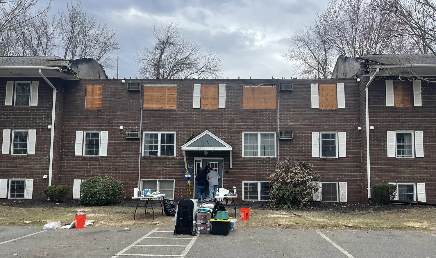 Sunderland residents offer support to those affected by Sugarloaf Estates fire