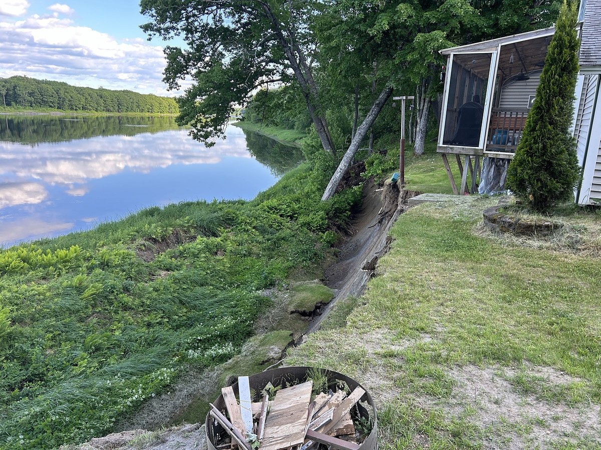 House that’s falling into Penobscot River stuck in years-long wait for FEMA funding