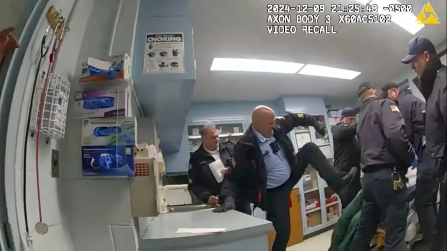 Some New York prison guards charged in beating death of handcuffed inmate appear in court